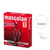 Презервативы Masculan Classic Sensitive, 3 шт