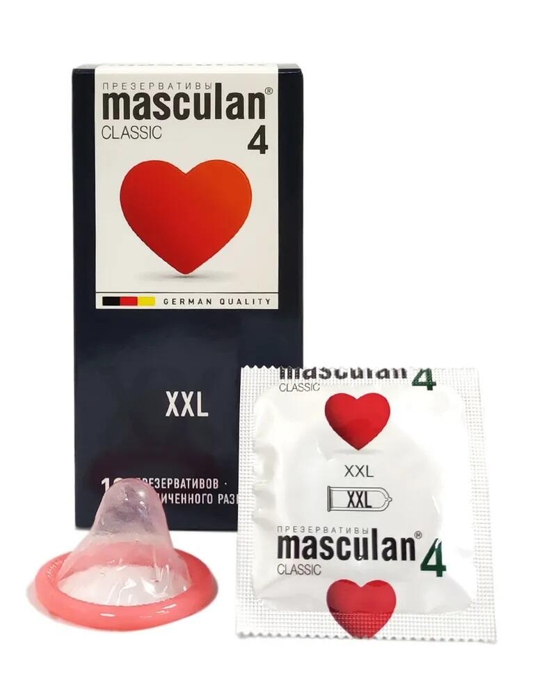 Презервативы Masculan XXL увеличенный размер, 10 шт