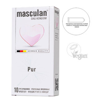 Презервативы Masculan Pur ультратонкие, 10 шт