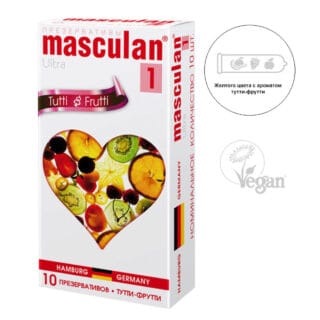 Презервативы Masculan Tutti-Frutti, 10 шт