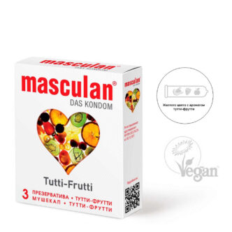 Презервативы Masculan Tutti-Frutti, 3 шт