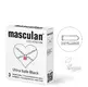 Презервативы Masculan Ultra Safe Black с утолщенными стенками, 3 шт