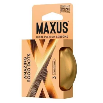 Презервативы точечные Maxus Amazing, 3 шт