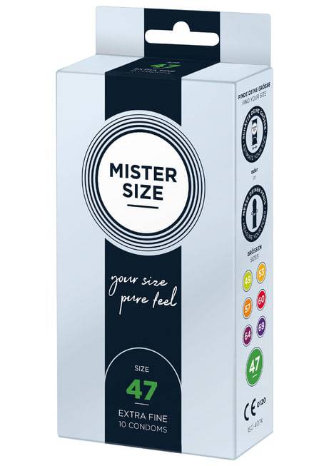 Презервативы Mister Size размер 47, 10 шт