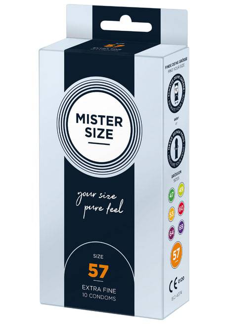 Презервативы Mister Size размер 57, 10 шт