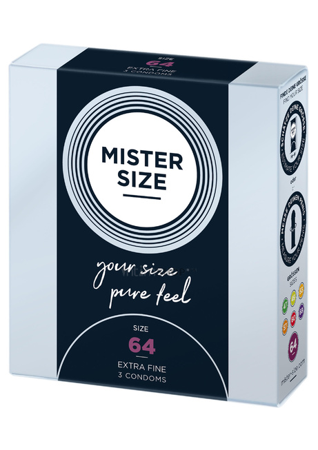 Презервативы Mister Size размер 64, 3 шт