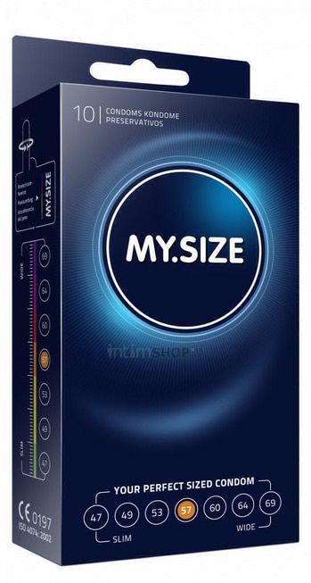 Презервативы MY.SIZE размер 57, 10 шт от IntimShop