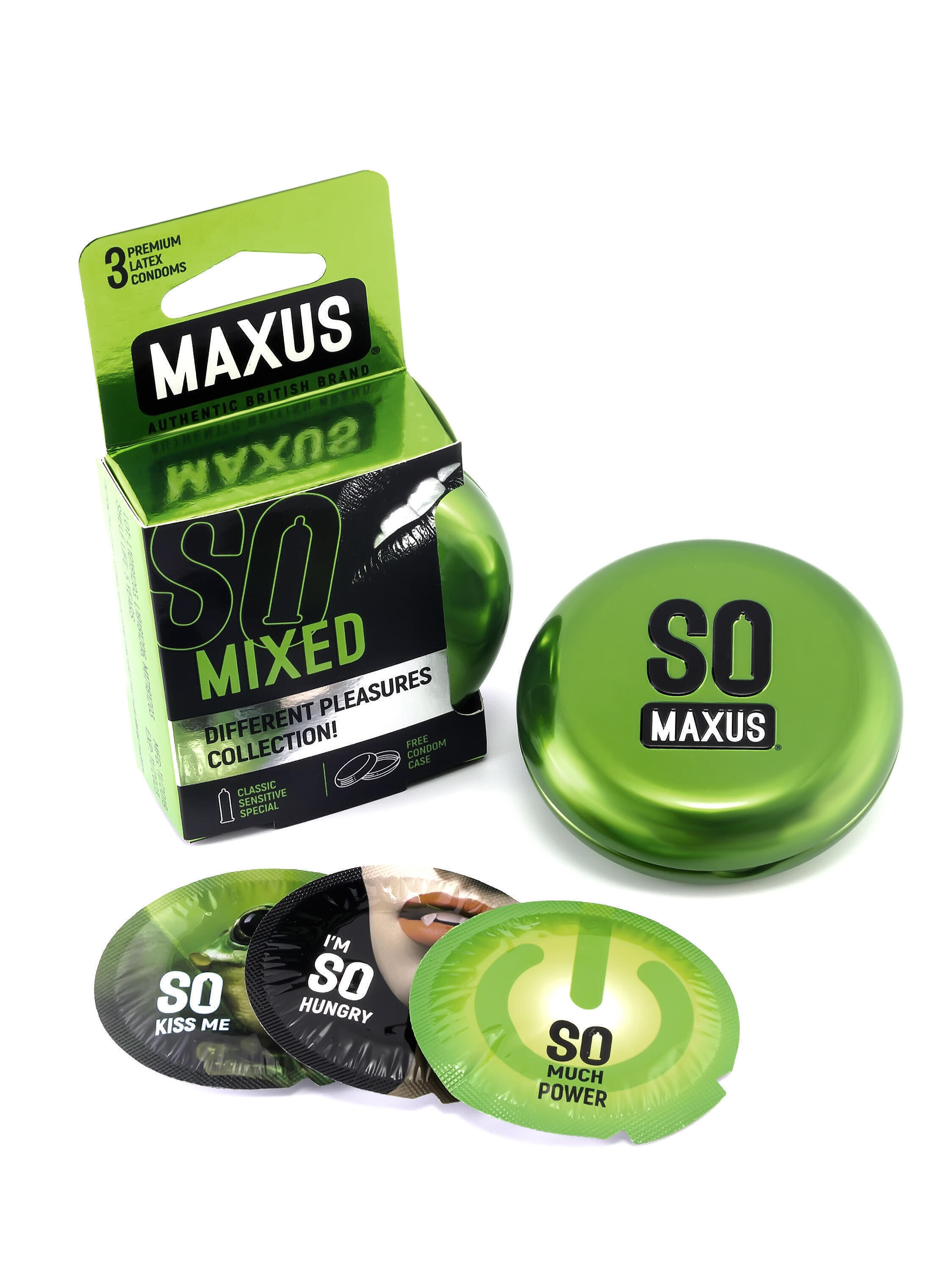 Набор презервативов Maxus Mixed, 3 шт