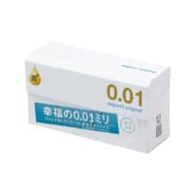 Презервативы полиуретановые с увеличенным количеством смазки Sagami Original 0.01 Extra Lub, 12шт