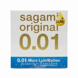 Презерватив полиуретановый с увеличенным количеством смазки Sagami Original 0.01 Extra Lub, 1 шт