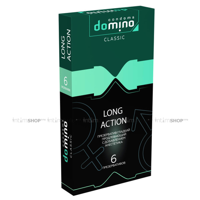 Презервативы продлевающие Domino Classic Long Action 6 шт