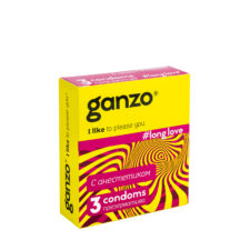 Презервативы продлевающие Ganzo Long Love с анестетиком, 3 шт