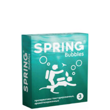 Презервативы рельефные с точками Spring Bubbles, 3 шт