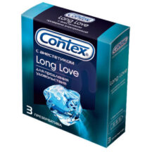 Презервативы с анестетиком для продления полового акта Contex Long Love №3 