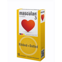 Презервативы с колечками и пупырышками Masculan Dotty + Ribbed, 10 шт
