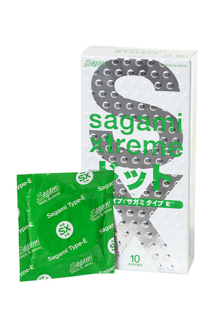 Латексные презервативы с точками Sagami Xtreme Type-E, 10шт от IntimShop