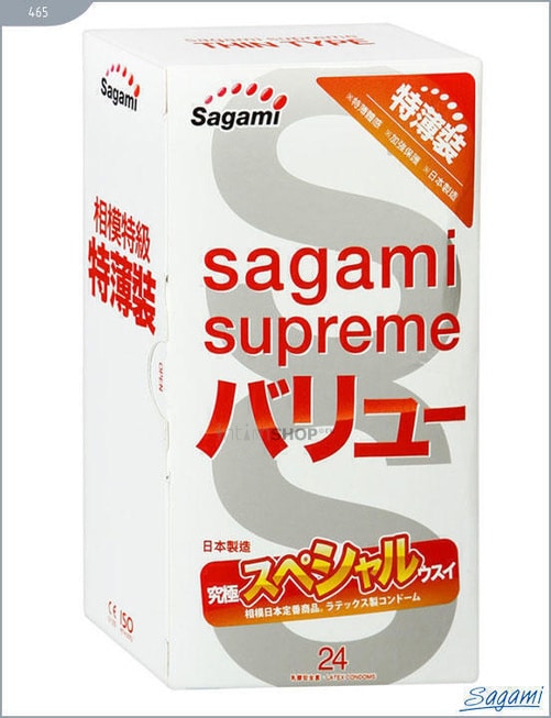Ультратонкие латексные презервативы Sagami Xtreme Superthin, 24шт - фото 2