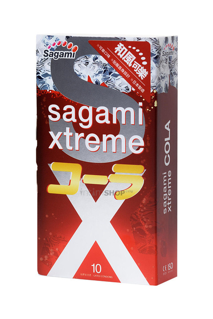 Презервативы Sagami Xtreme Cola, 10шт от IntimShop