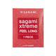 Презервативы ультрапрочные Sagami Xtreme Feel Long с точками, зеленые, 1шт