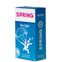 Презервативы ультратонкие Spring Sky light, 9 шт