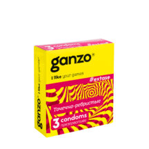 Презервативы точечно-ребристые Ganzo Extase, 3 шт