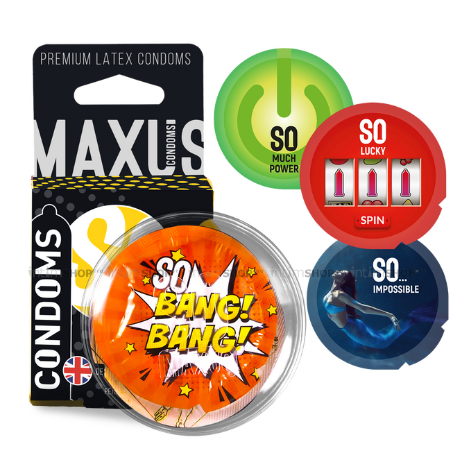 Презервативы точечно-ребристые Maxus Air Special, 3 шт