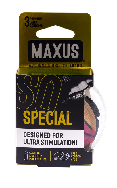 фото Презервативы точечно-ребристые Maxus Air Special, 3 шт, купить