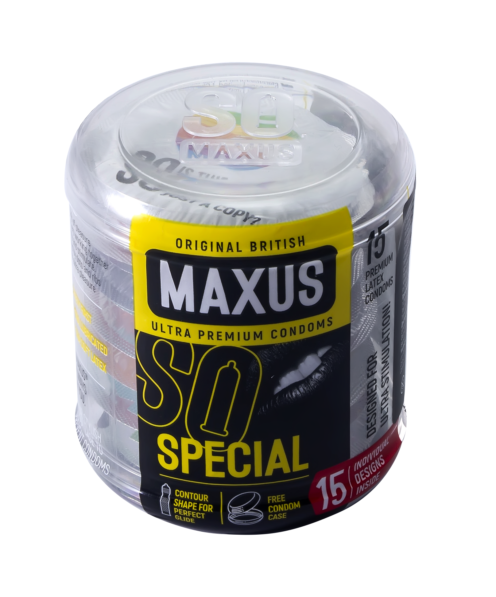 Презервативы точечно-ребристые Maxus Special, 15 шт