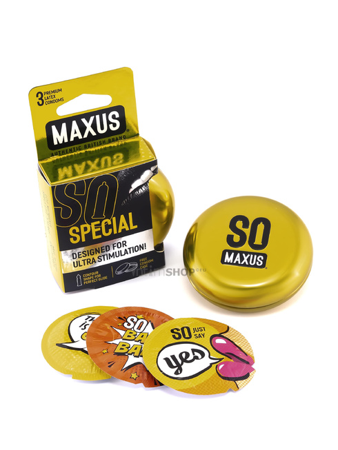 Презервативы точечно-ребристые MAXUS Special №3 от IntimShop