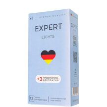 Презервативы тонкие Amor Expert Lights, 12 шт + 3 шт