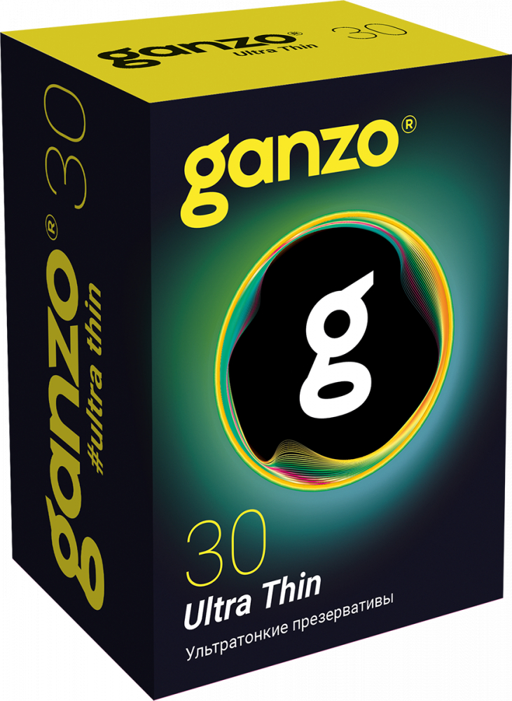 Презервативы ультратонкие Ganzo Ultra Thin, 30 шт