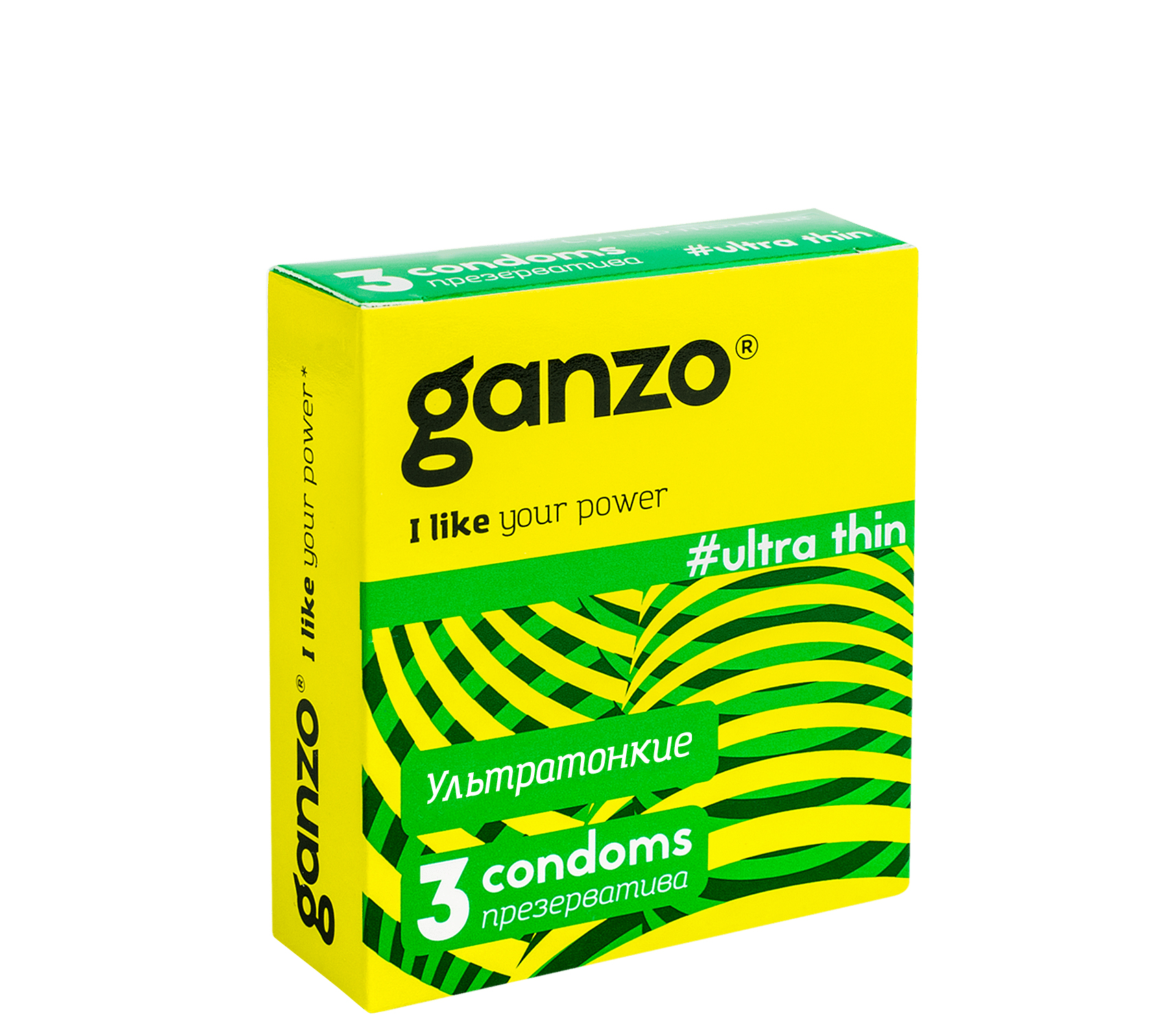 Презервативы ультратонкие Ganzo Ultra Thin, 3 шт