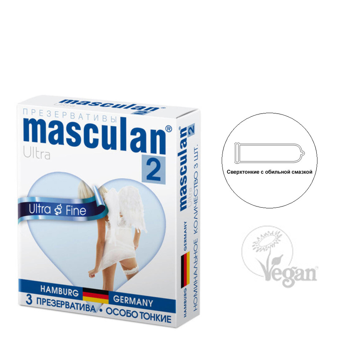 Презервативы ультратонкие Masculan Ultra Fine, 3 шт