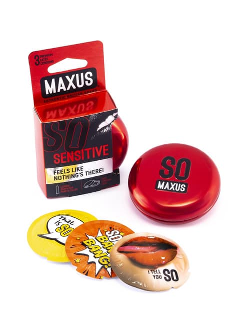 Презервативы Ультратонкие MAXUS Sensitive №3 от IntimShop