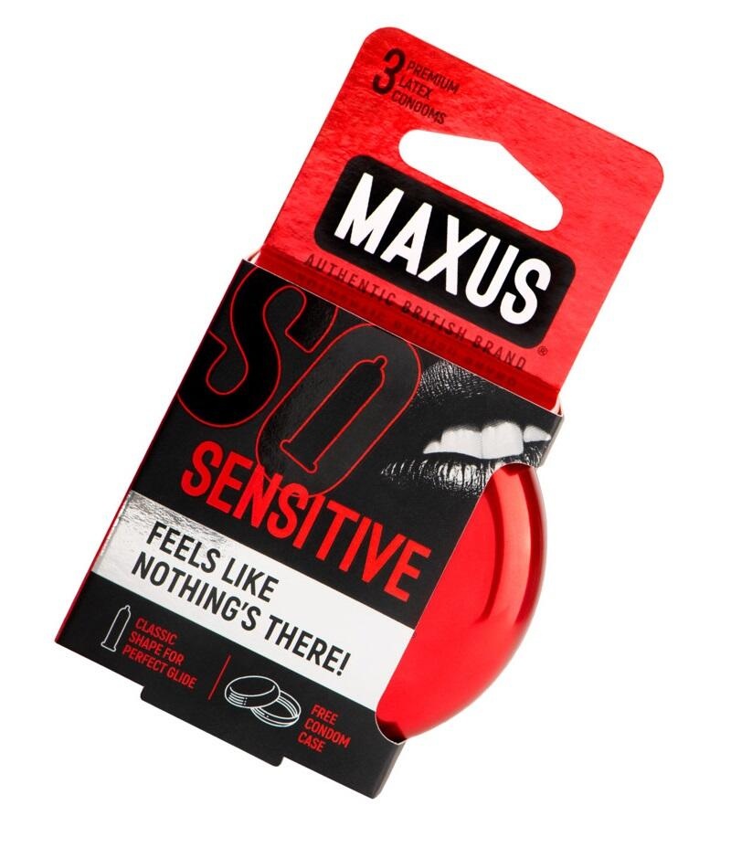 Презервативы ультратонкие Maxus Sensitive, 3 шт