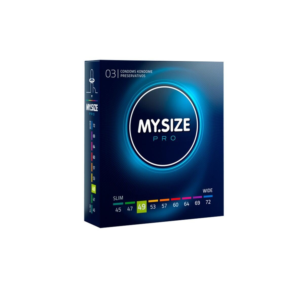 Презервативы ультратонкие MY.SIZE PRO размер 49, 3 шт