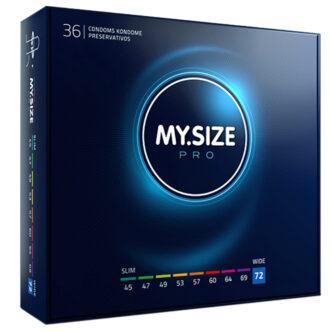 Презервативы увеличенного размера MY.SIZE PRO размер 72, 36 шт