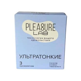 Презервативы ультратонкие Pleasure Lab, 3 шт 