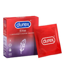 Презервативы ультратонкие с дополнительной смазкой Durex Elite, 3 шт