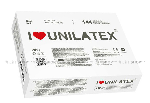 Презервативы ультратонкие Unilatex, 144 шт