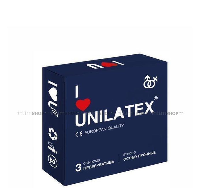 Презервативы особо прочные Unilatex, 3 шт