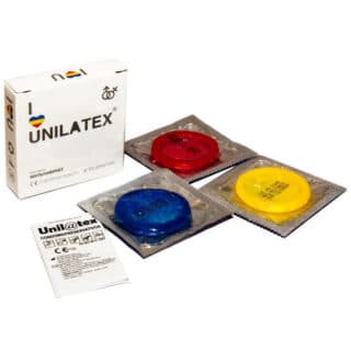 Презервативы Unilatex Multifruits №3 ароматизированные, цветные