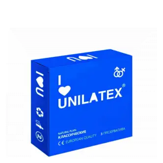 Презервативы классические Unilatex Natural Plain, 3 шт