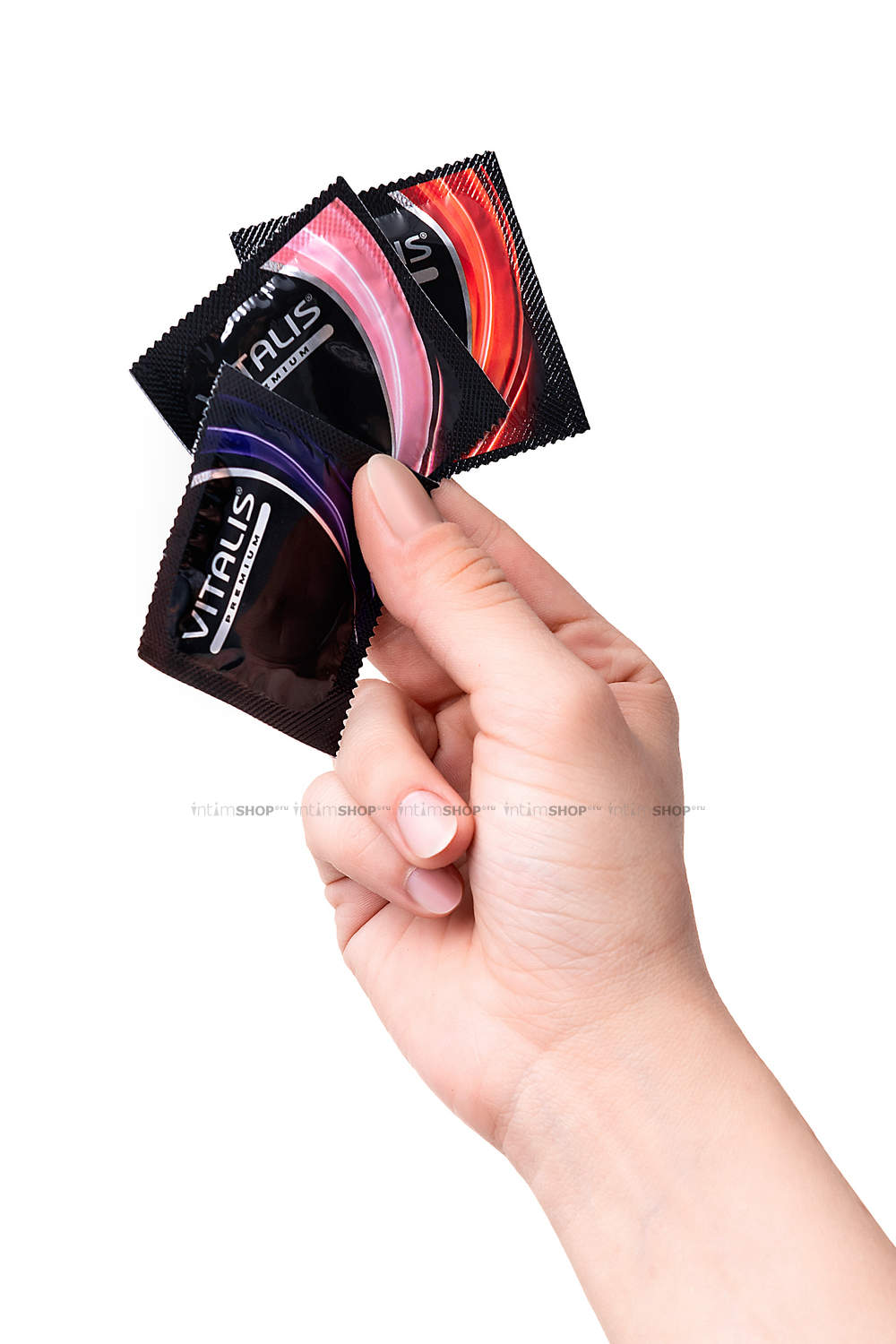 Презервативы цветные ароматизированные Vitalis Premium, 3 шт