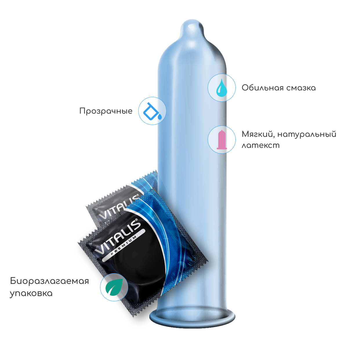 Набор презервативов Vitalis Premium Mix, 15 шт