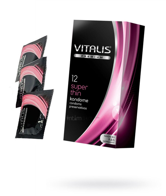 Презервативы Vitalis Premium Super Thin ультратонкие, 15 шт