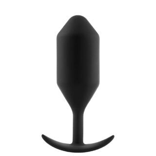 Пробка для ношения со смещенным центром тяжести B-Vibe Snug Plug 5, черная
