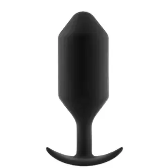 Анальная пробка для ношения b-Vibe Snug Plug 6 с переменным центром тяжести, черная