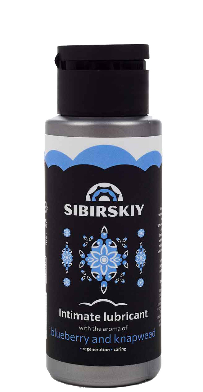 Продлевающий лубрикант Sibirskiy Черника и василек на водной основе, 100 мл
