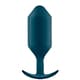 Анальная пробка для ношения b-Vibe Snug Plug 6 с переменным центром тяжести, синяя